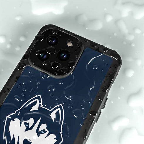 University of Connecticut Huskies iPhone 15 Pro Waterproof Case