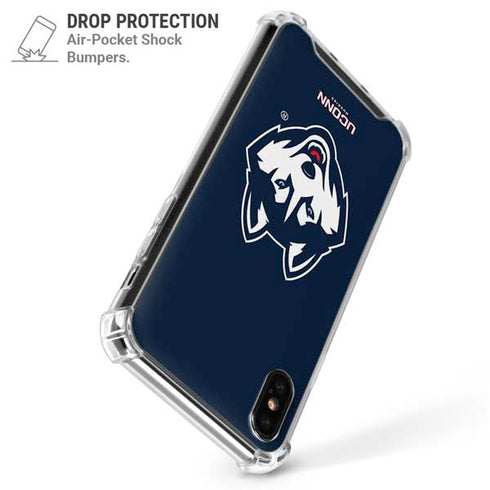 University of Connecticut Huskies iPhone XS Max Clear Case