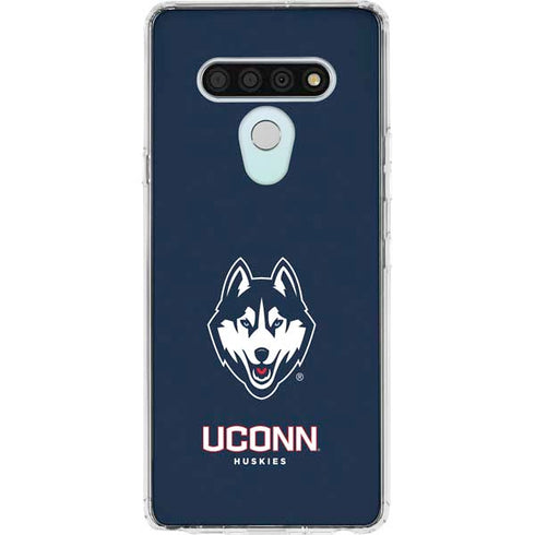 University of Connecticut Huskies LG Stylo 6 Clear Case