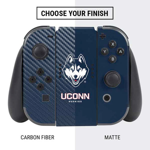University of Connecticut Huskies Nintendo Switch Bundle Skin