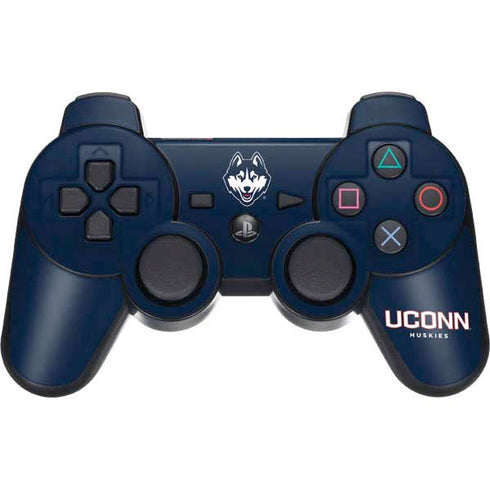 University of Connecticut Huskies PS3 Dual Shock wireless controller Skin