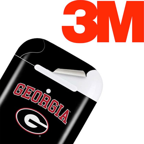 University of Georgia Collegiate Text Apple AirPods 2 Skin