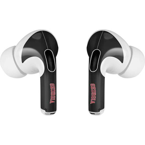 University of Georgia Collegiate Text Apple AirPods Pro Skin