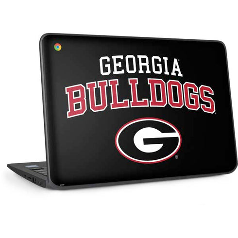 University of Georgia Bulldogs HP Chromebook Skin