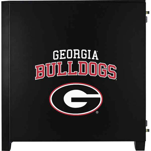 University of Georgia Bulldogs Corsair 4000D Tempered Glass Mid-Tower ATX Case Skin