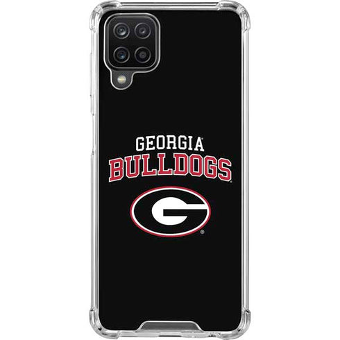 University of Georgia Bulldogs Galaxy A12 Clear Case