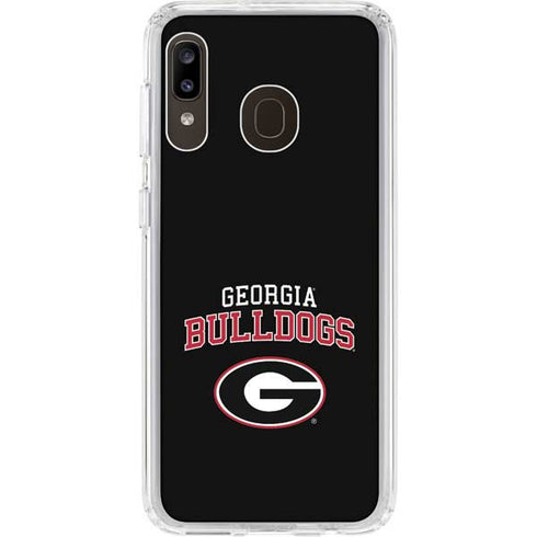 University of Georgia Bulldogs Galaxy A20 Clear Case