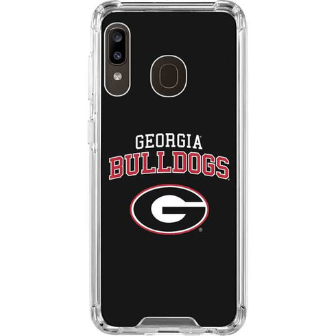 University of Georgia Bulldogs Galaxy A30 Clear Case