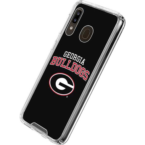 University of Georgia Bulldogs Galaxy A30 Clear Case