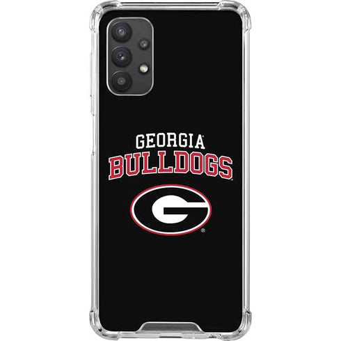 University of Georgia Bulldogs Galaxy A32 5G Clear Case