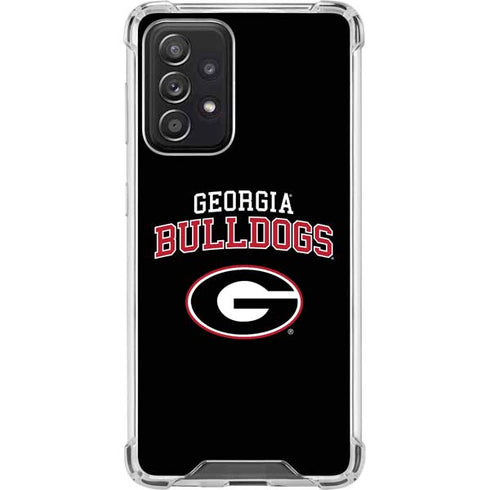 University of Georgia Bulldogs Galaxy A52 5G Clear Case