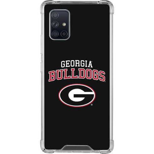 University of Georgia Bulldogs Galaxy A71 5G Clear Case