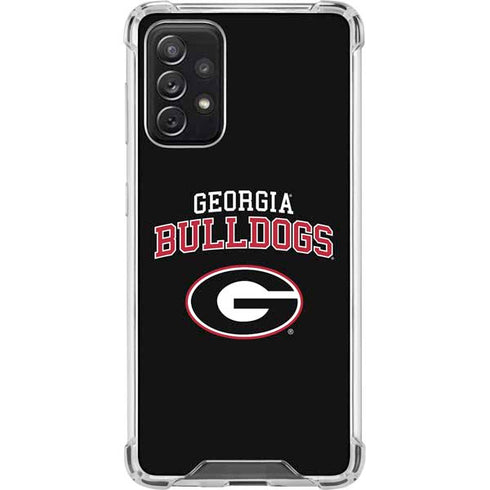 University of Georgia Bulldogs Galaxy A72 5G Clear Case