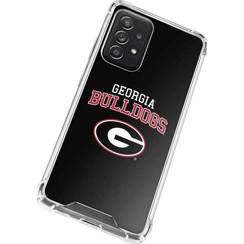 University of Georgia Bulldogs Galaxy A72 5G Clear Case