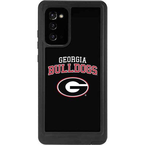 University of Georgia Bulldogs Galaxy Note20 5G Waterproof Case