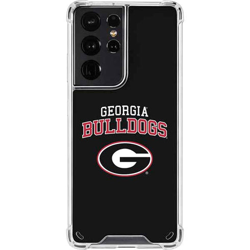 University of Georgia Bulldogs Galaxy S21 Ultra 5G Clear Case