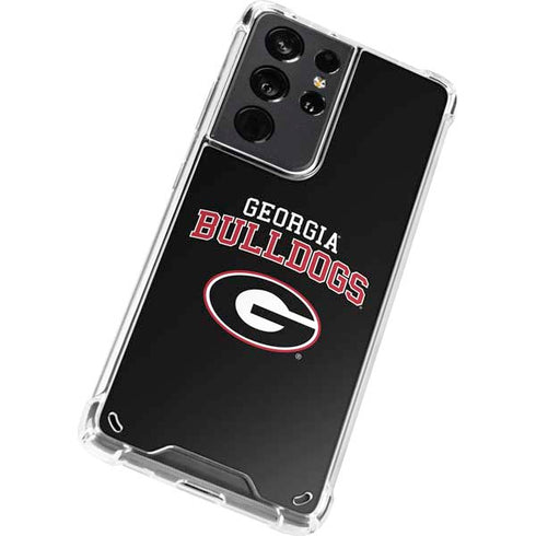 University of Georgia Bulldogs Galaxy S21 Ultra 5G Clear Case