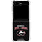 University of Georgia Bulldogs Galaxy Z Flip5 5G Clear Case