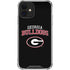 University of Georgia Bulldogs iPhone 12 Mini Clear Case