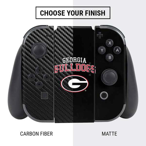 University of Georgia Bulldogs Nintendo Switch Bundle Skin