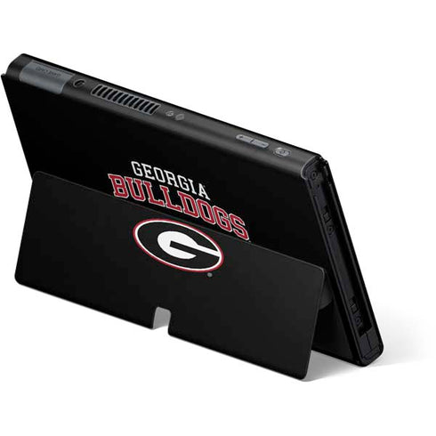 University of Georgia Bulldogs Nintendo Switch OLED (2021) Skin