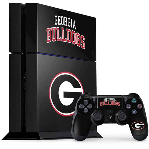 University of Georgia Bulldogs PS4 Console and Controller Bundle Skin