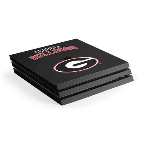 University of Georgia Bulldogs PS4 Pro Console Skin
