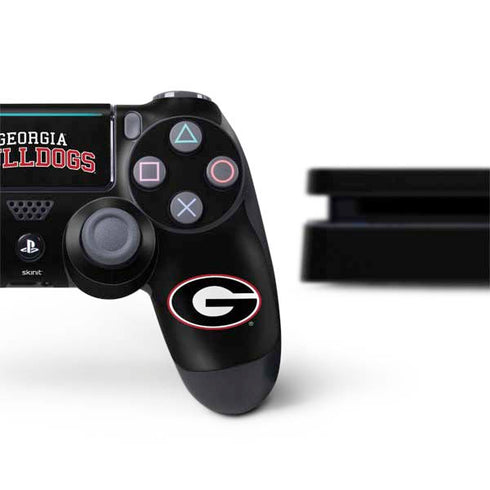 University of Georgia Bulldogs PS4 Slim Bundle Skin