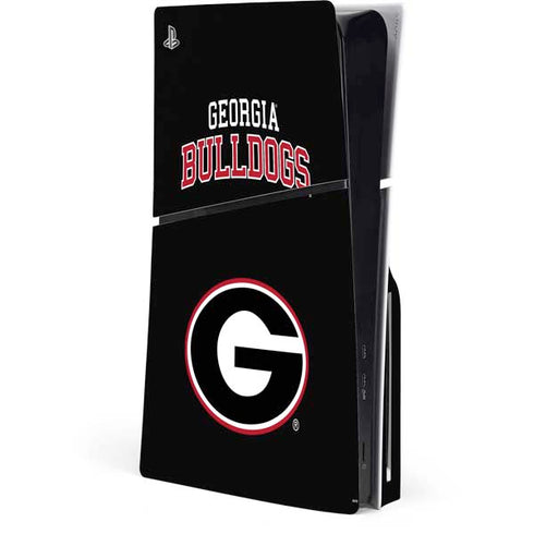 University of Georgia Bulldogs PS5 Slim Disk Console Skin