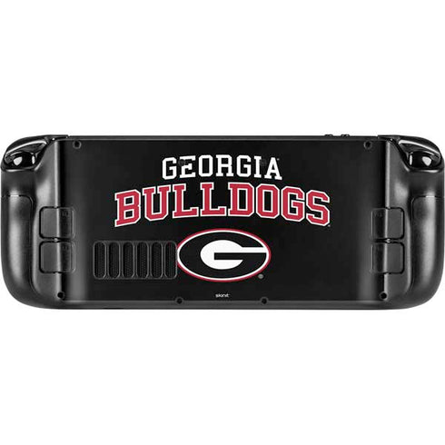 University of Georgia Bulldogs Steam Deck Handheld Gaming Computer Skin