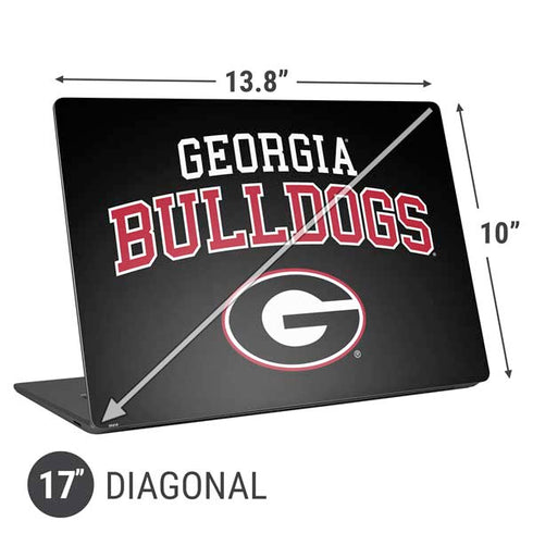 University of Georgia Bulldogs Universal Laptop 17in (13.8 x 10in) Skin