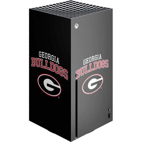University of Georgia Bulldogs Xbox Series X Console Skin