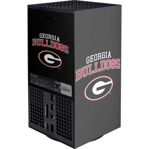 University of Georgia Bulldogs Xbox Series X Console Skin