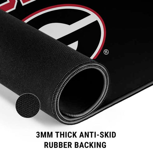 University of Georgia Collegiate Text Gaming Mouse Pad