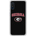 University of Georgia Collegiate Text Galaxy A10e Clear Case