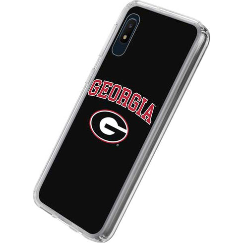 University of Georgia Collegiate Text Galaxy A10e Clear Case