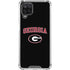University of Georgia Collegiate Text Galaxy A12 Clear Case