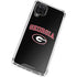 University of Georgia Collegiate Text Galaxy A12 Clear Case
