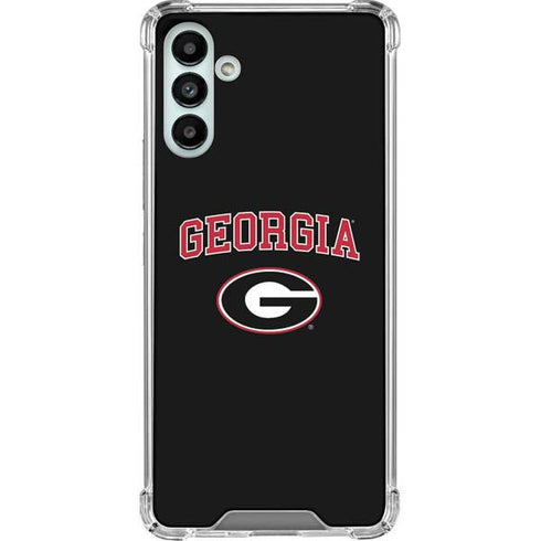 University of Georgia Collegiate Text Galaxy A13 5G Clear Case