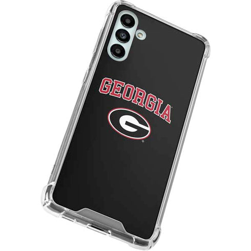 University of Georgia Collegiate Text Galaxy A13 5G Clear Case