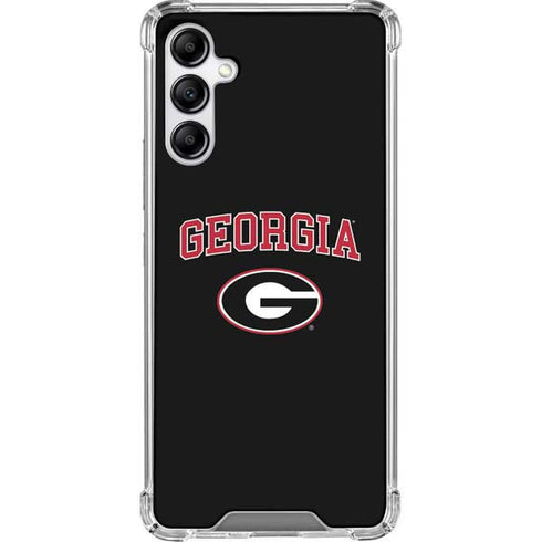 University of Georgia Collegiate Text Galaxy A14 5G Clear Case