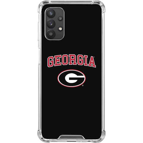 University of Georgia Collegiate Text Galaxy A32 5G Clear Case