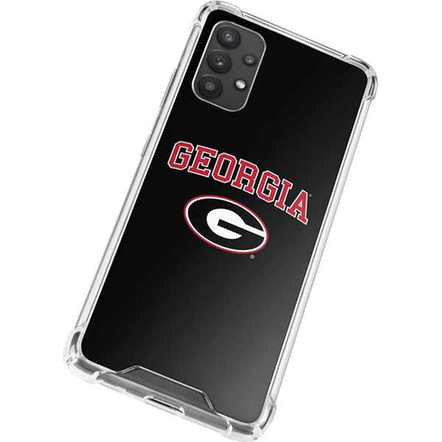 University of Georgia Collegiate Text Galaxy A32 5G Clear Case