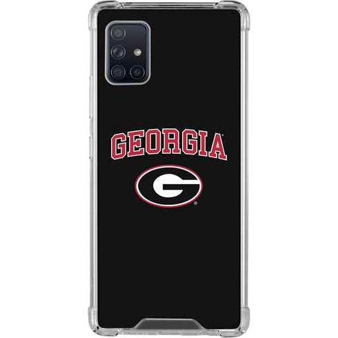 University of Georgia Collegiate Text Galaxy A51 5G Clear Case