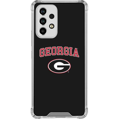 University of Georgia Collegiate Text Galaxy A53 5G Clear Case