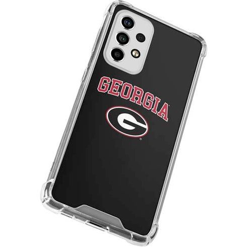 University of Georgia Collegiate Text Galaxy A53 5G Clear Case