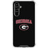 University of Georgia Collegiate Text Galaxy A54 5G Clear Case