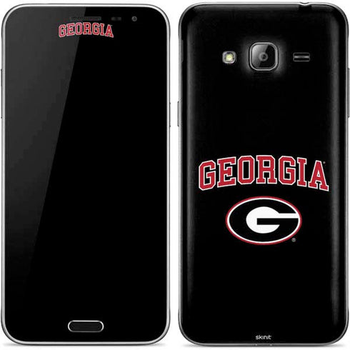 University of Georgia Collegiate Text Galaxy J3 Skin