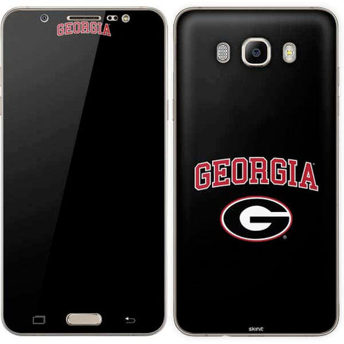 University of Georgia Collegiate Text Galaxy J7 Skin