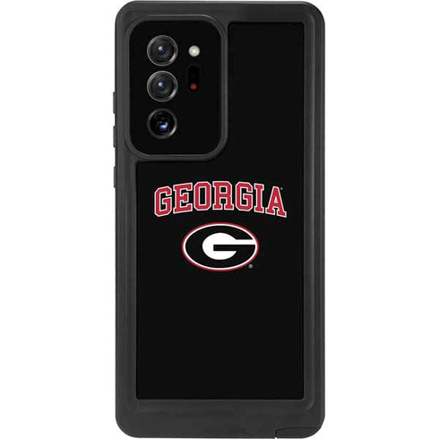 University of Georgia Collegiate Text Galaxy Note20 Ultra 5G Waterproof Case